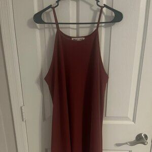 Dark Pink strappy dress